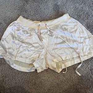 PJ Harlow silk pajama shorts
